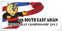 รายชื่อนักกีฬาปันจักสีลัตทีมชาติไทย เข้าร่วมการแข่งขัน รายการ 4th SOUTH EAST ASIAN PENCAK SILAT CHAMPIONSHIP 2013